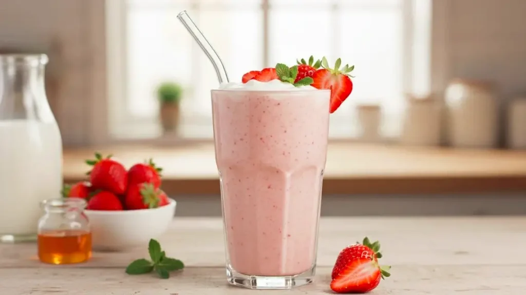 Strawberry Smoothie Recipe With Yogurt