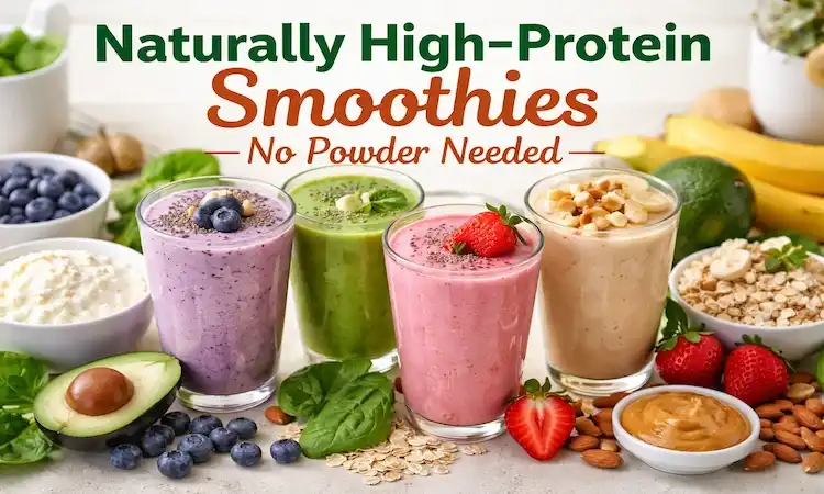 Naturally High-Protein Smoothies (No Powder Needed)
