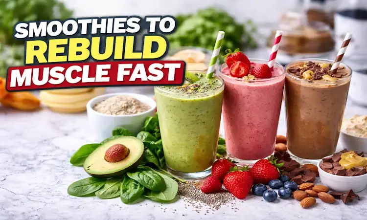 Recovery Smoothies to Rebuild Muscle Fast