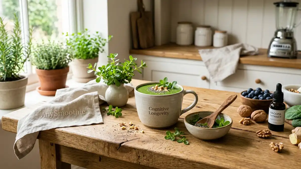 Bacopa Monnieri Smoothie for Cognitive Longevity