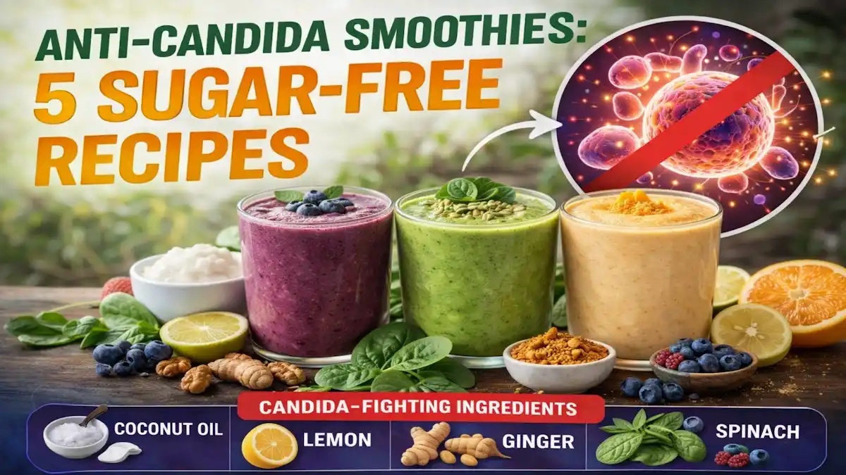 Anti-Candida Smoothies: 5 Sugar-Free Recipes Anti-Candida Smoothies: 5 Sugar-Free Recipes
