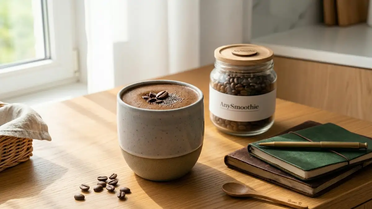 Nootropic Coffee Smoothie for Focus and Productivity.