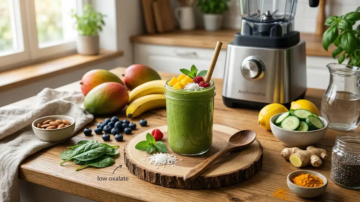 Low Oxalate Smoothies for Kidney Stones (Safe Ingredients Guide)